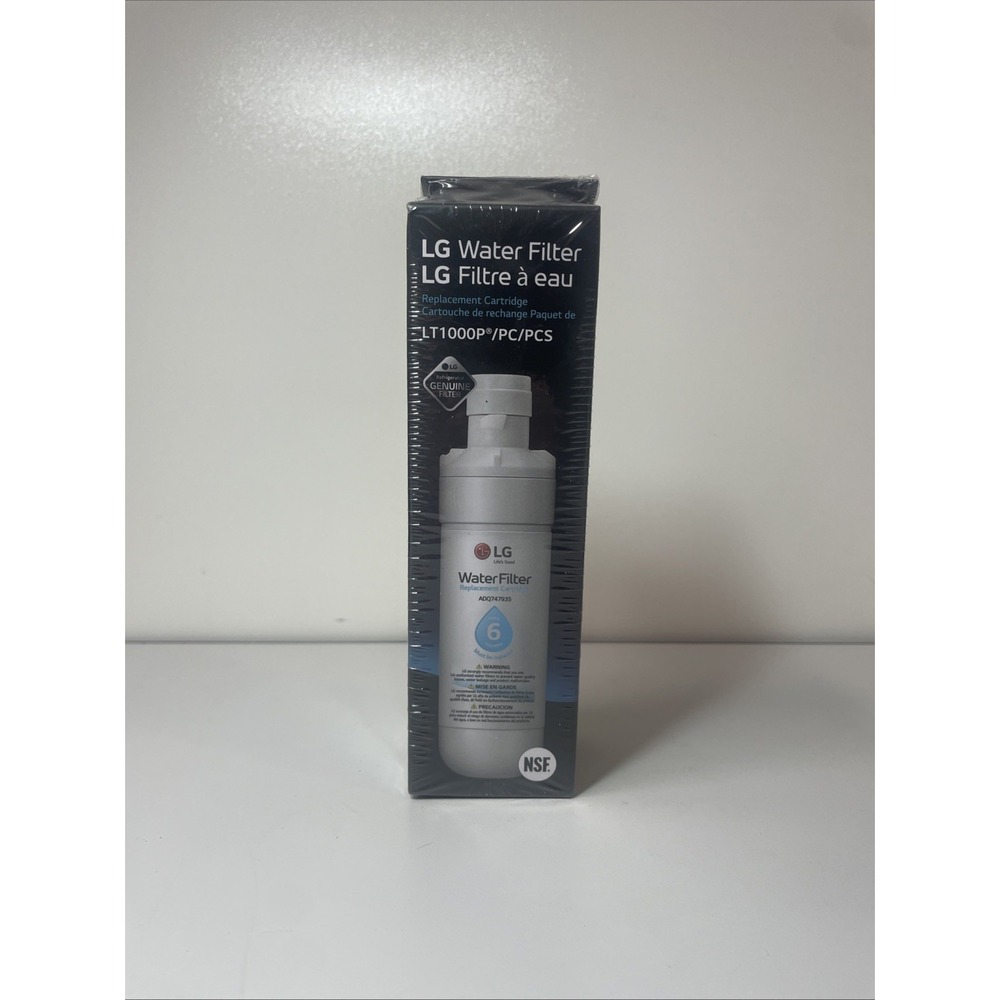 Genuine LG Water Filter Replacement Cartridge‎ LT1000P/PC/PCS New and Sealed